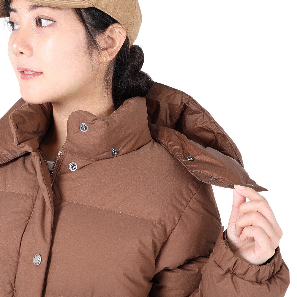 ノースフェイス（THE NORTH FACE）（レディース）ダウンジャケット アウター キャンプシエラショート NDW92230 CC ブラウン