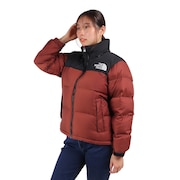 ノースフェイス（THE NORTH FACE）（レディース）ダウンジャケット アウター ショートヌプシジャケット NDW92335 CA ブラウン