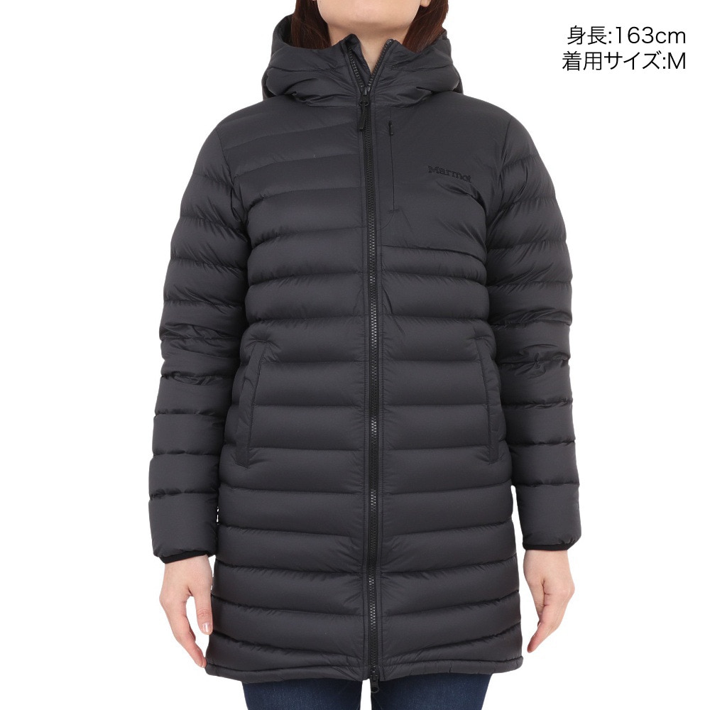 マーモット（Marmot）（レディース）ダウン アウター 1000フィルパワーミューズロングダウンジャケット TSFWD206-M001 ブラック
