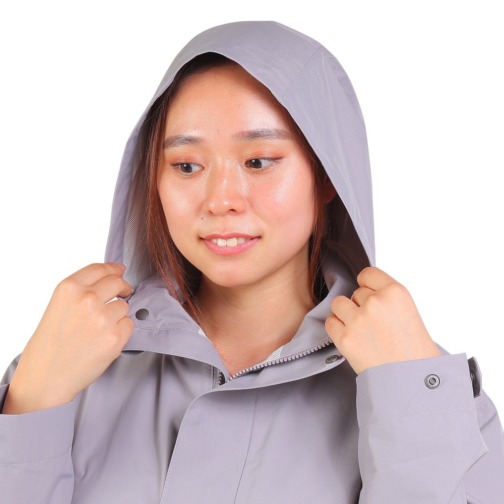 マーモット（Marmot）（レディース）アウター レウィシア ロングジャケット TSFWR208Y-M005 グレー レインジャケット 耐久撥水