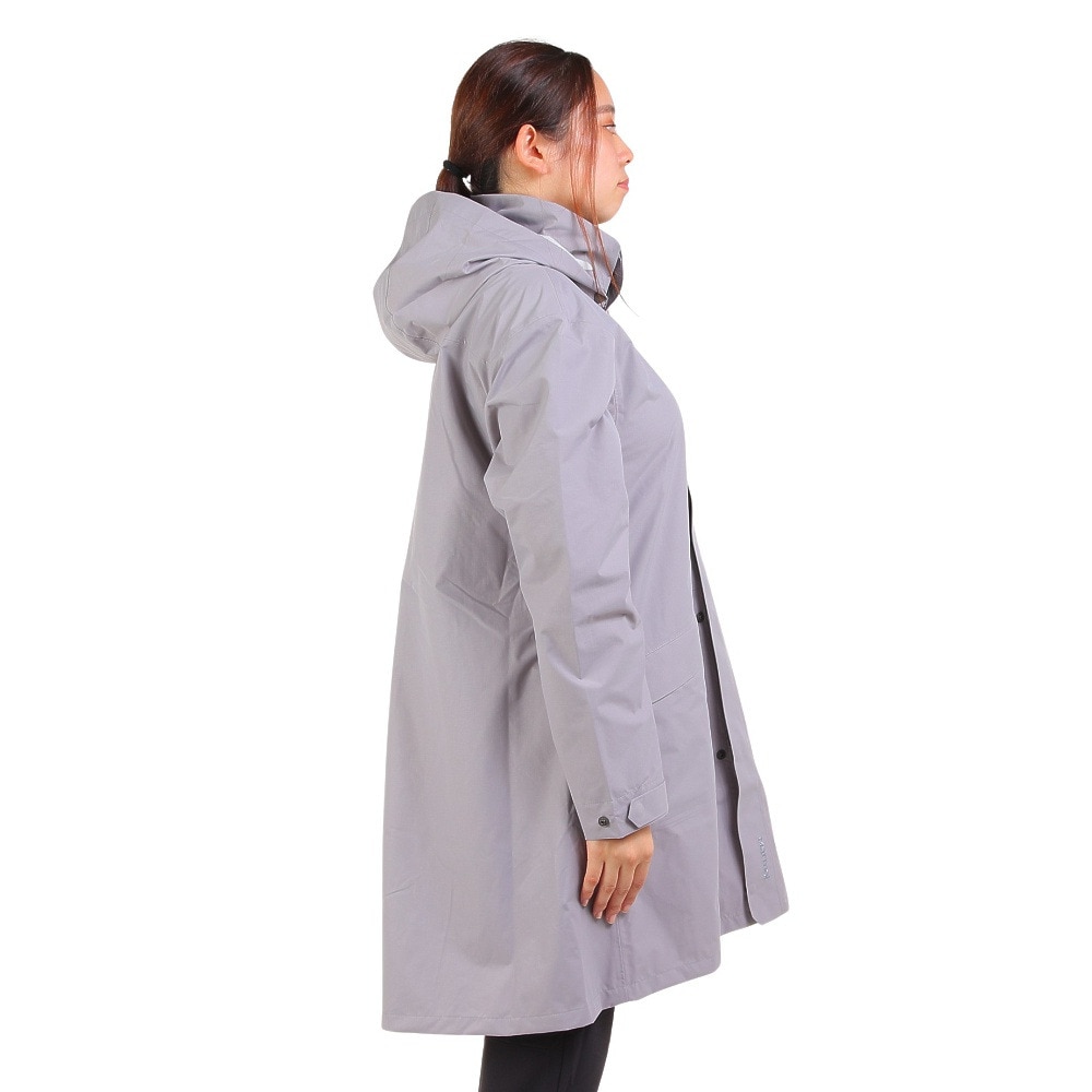 マーモット（Marmot）（レディース）アウター レウィシア ロングジャケット TSFWR208Y-M005 グレー レインジャケット 耐久撥水