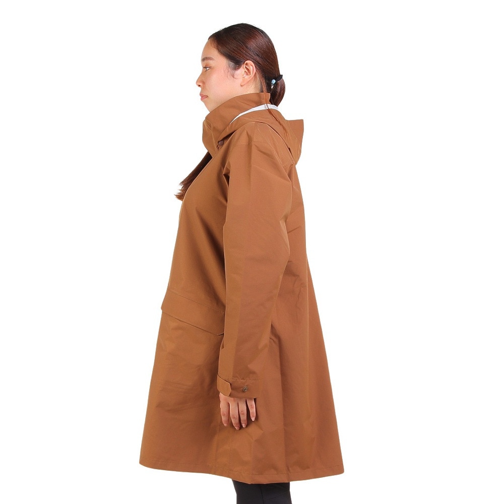 マーモット（Marmot）（レディース）アウター レウィシア ロングジャケット TSFWR208Y-M012 ブラウン レインジャケット 耐久撥水