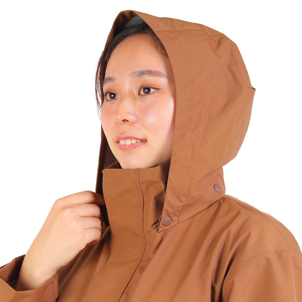 マーモット（Marmot）（レディース）アウター レウィシア ロングジャケット TSFWR208Y-M012 ブラウン レインジャケット 耐久撥水