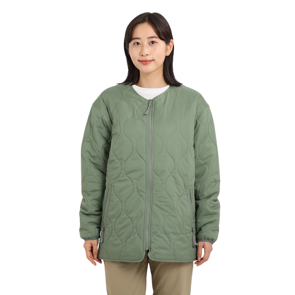 マーモット（Marmot）（レディース）中綿ジャケット アウター 撥水 リバーシブルプリマロフトジャケット TOWUJL16YY ECL カーキ