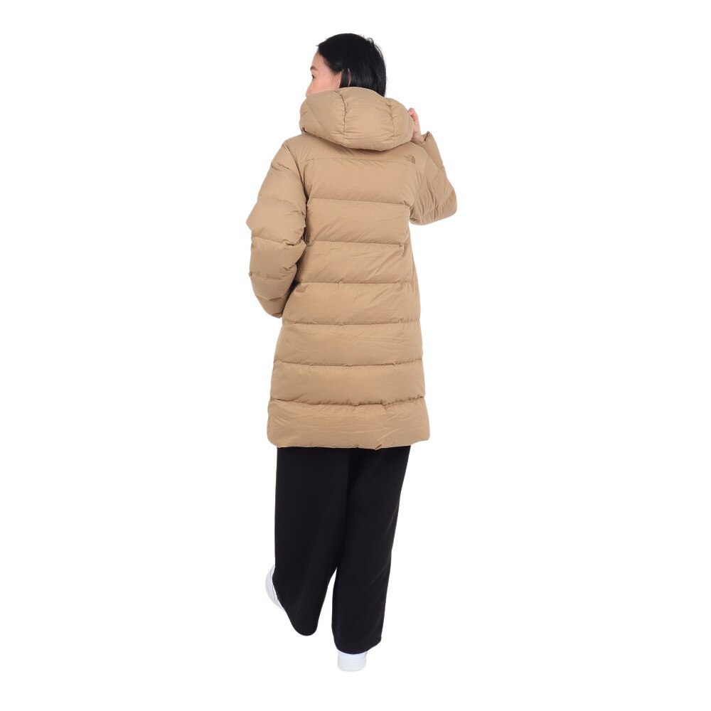 ノースフェイス（THE NORTH FACE）（レディース）ダウンコート アウター キャンプシエラロングコート NDW92231 KT ベージュ