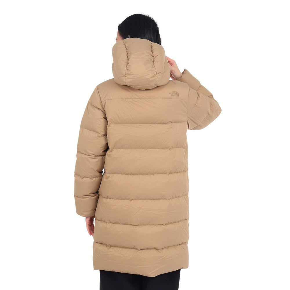 ノースフェイス（THE NORTH FACE）（レディース）ダウンコート アウター キャンプシエラロングコート NDW92231 KT ベージュ