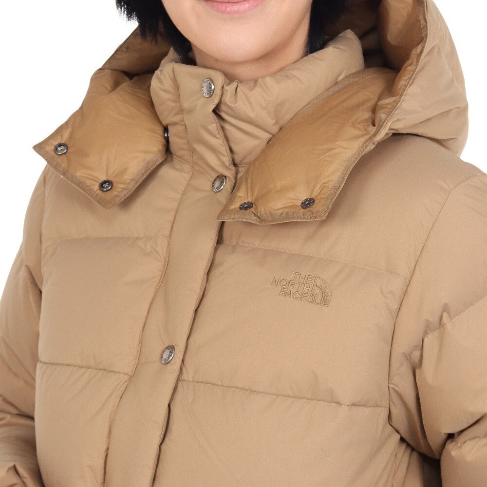 ノースフェイス（THE NORTH FACE）（レディース）ダウンコート アウター キャンプシエラロングコート NDW92231 KT ベージュ