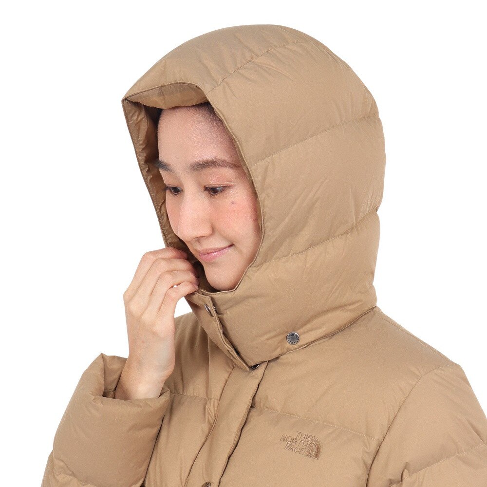 ノースフェイス（THE NORTH FACE）（レディース）ダウンコート アウター キャンプシエラロングコート NDW92231 KT ベージュ