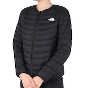 ノースフェイス（THE NORTH FACE）（レディース）中綿ジャケット アウター サンダーラウンドネックジャケット NYW82313 K ブラック