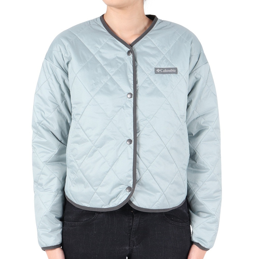 コロンビア（Columbia）（レディース）中綿 アウター クリスタルベンドリバーシブルジャケット PL9665 048 チャコールグレー