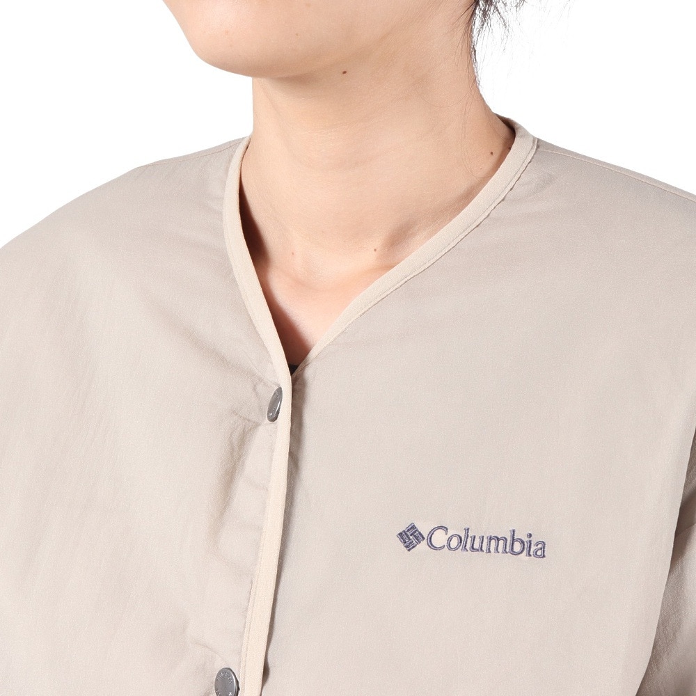 コロンビア（Columbia）（レディース）中綿 アウター クリスタルベンドリバーシブルジャケット PL9665 271 ベージュ