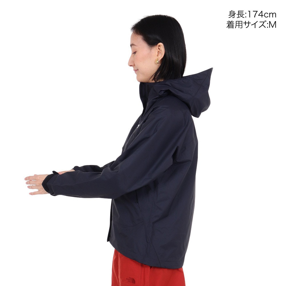 ノースフェイス（THE NORTH FACE）（レディース）ドットショット ジャケット NPW61930 K アウター マウンテンパーカー 登山 撥水 防風シェル 上着