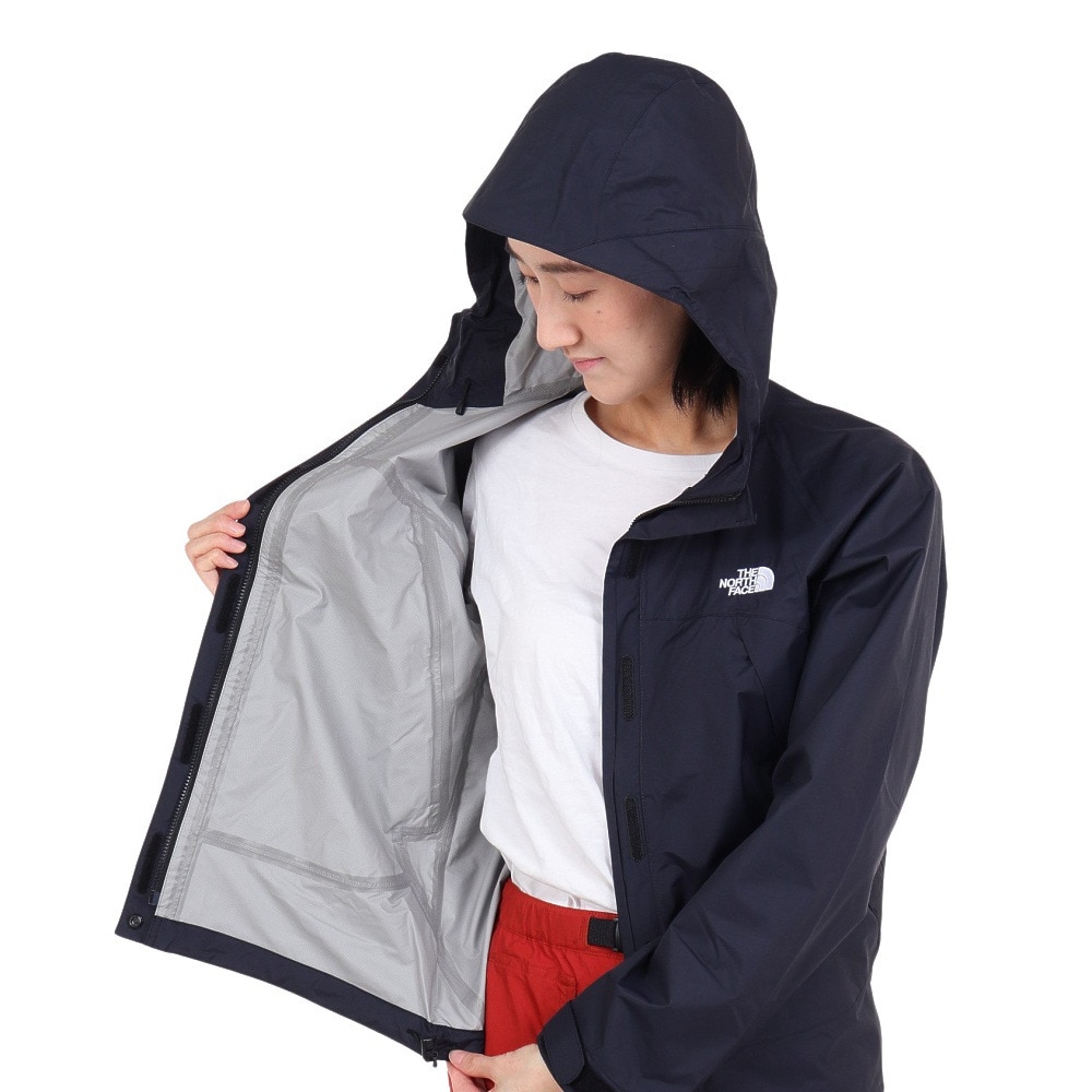 ノースフェイス（THE NORTH FACE）（レディース）ドットショット ジャケット NPW61930 K アウター マウンテンパーカー 登山 撥水 防風シェル 上着