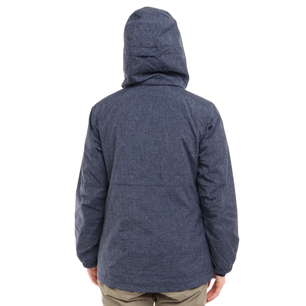 コロンビア（Columbia）（レディース）アウター ジャケット レイクパウエルジャケット XL9399 464 ネイビー フードが取り外せる 熱反射保温 はっ水