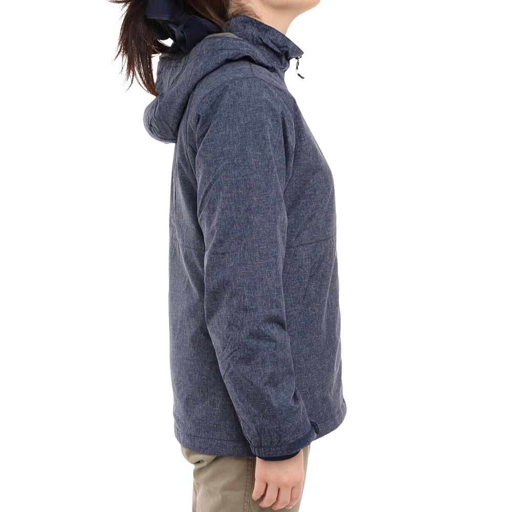 コロンビア（Columbia）（レディース）アウター ジャケット レイクパウエルジャケット XL9399 464 ネイビー フードが取り外せる 熱反射保温 はっ水