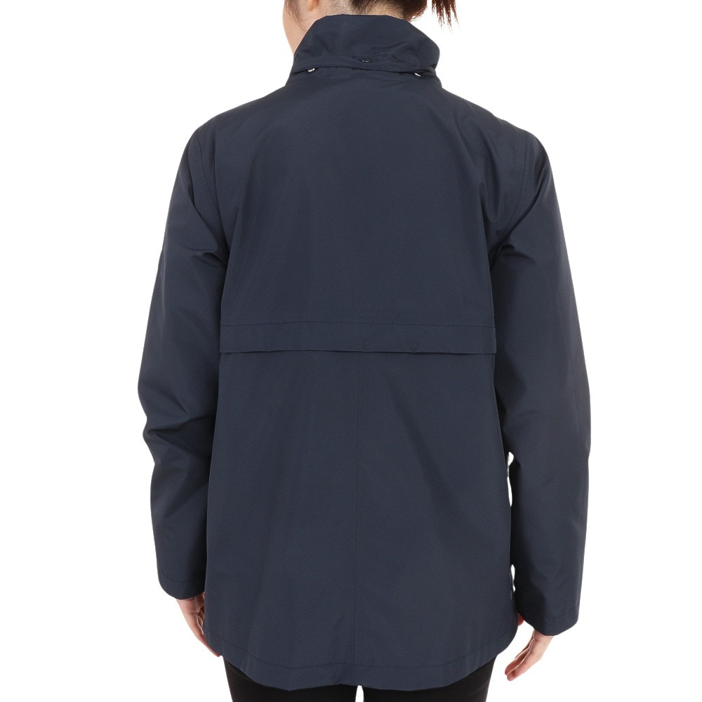 エーグル（AIGLE）（レディース）ゴアテックス アウター ジャケット フーデッドジャケット ZBFAG79-001 ネイビー 収納袋付