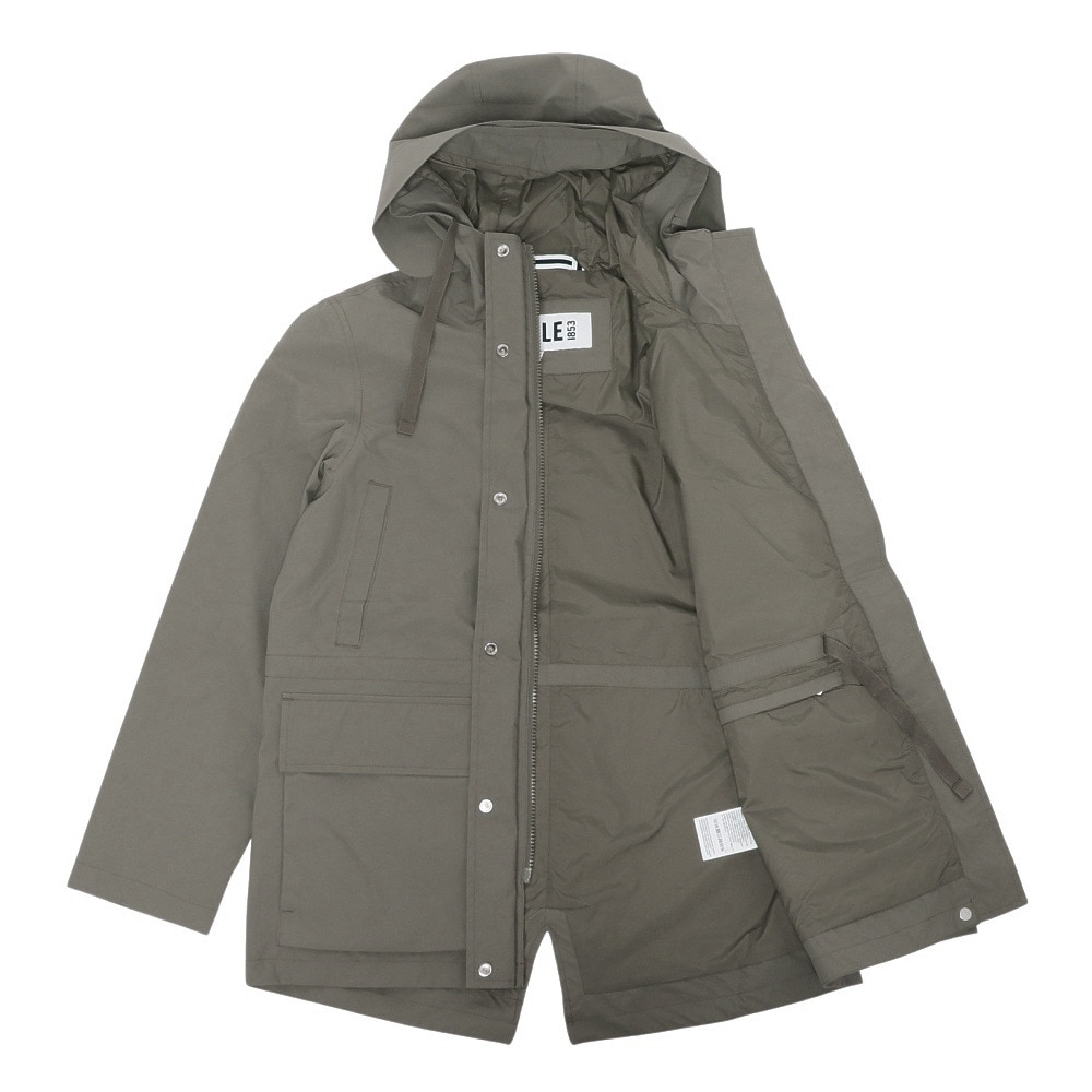 エーグル（AIGLE）（レディース）アウター ジャケット 透湿防水 フーデッドジャケット ZBFAI75-006 グリーン