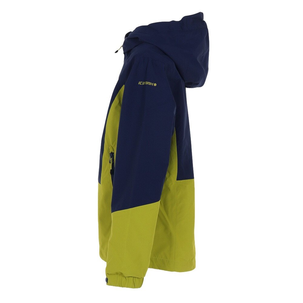 ＩＣＥＰＥＡＫ（キッズ）ジュニア アウター ジャケット ICEPEAK KAARST 4 50011 520 ネイビー×グリーン
