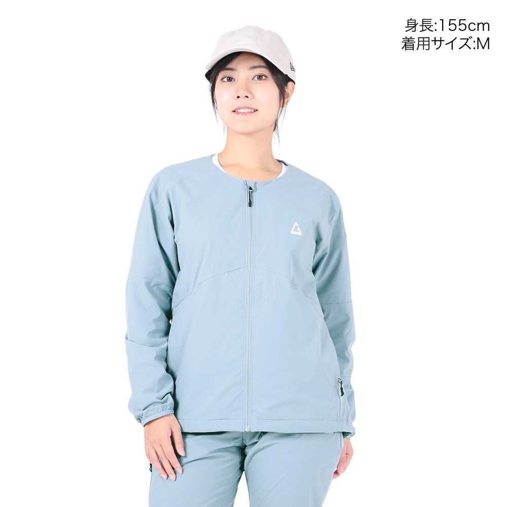 ロジャーエーガー（ROGEREGGER）（レディース）アウター Octa クルージャケット RE23FVT5620008 L.BLU ブルー 収納袋付