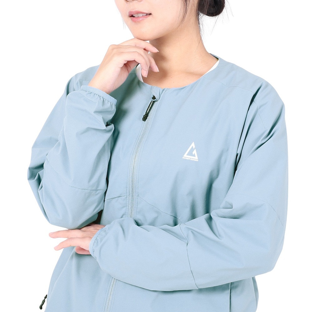 ロジャーエーガー（ROGEREGGER）（レディース）アウター Octa クルージャケット RE23FVT5620008 L.BLU ブルー 収納袋付