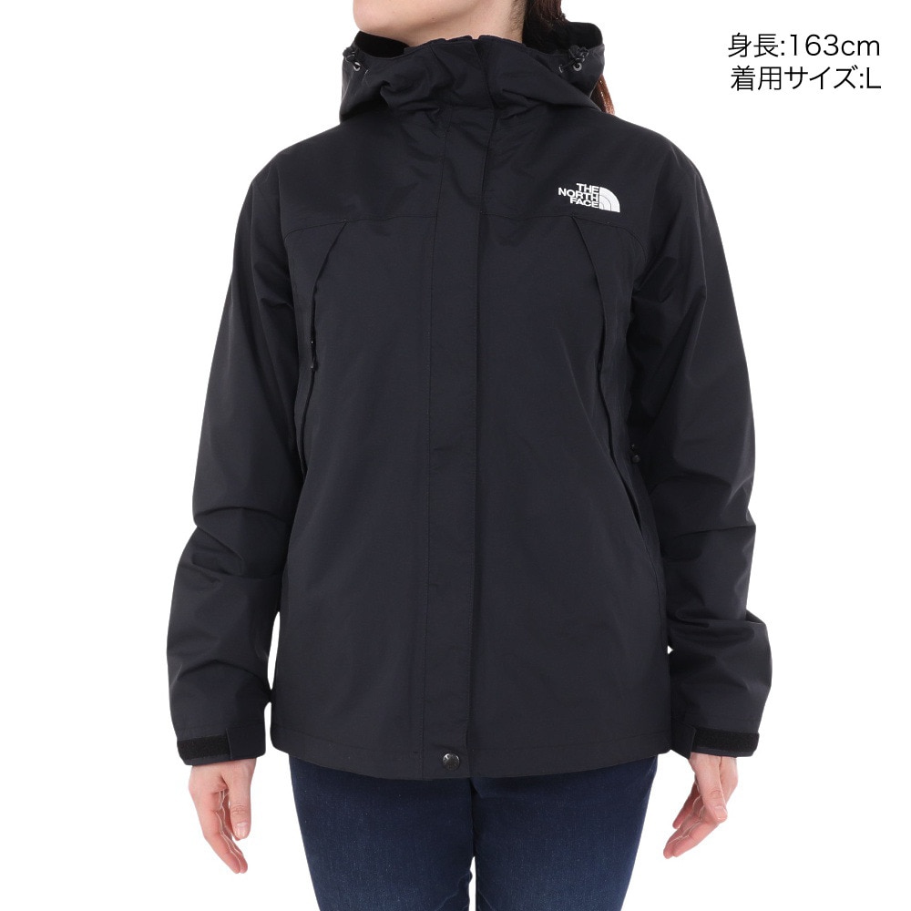 ノースフェイス（THE NORTH FACE）（レディース）アウター 防水ジャケット スクープジャケット NPW12450 K ブラック