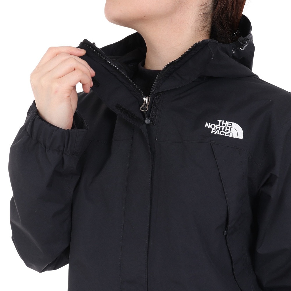 ノースフェイス（THE NORTH FACE）（レディース）アウター 防水ジャケット スクープジャケット NPW12450 K ブラック