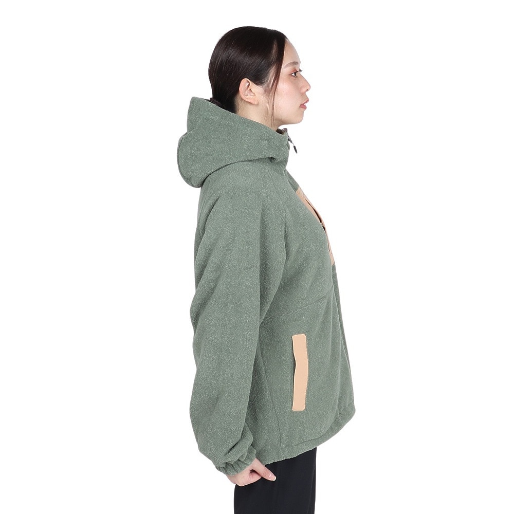 クリフメイヤー（KRIFF MAYER）（レディース）アウター リバーシブル ジャケット 2417866LX:20:BEIGE ベージュ ボアフードジャケット