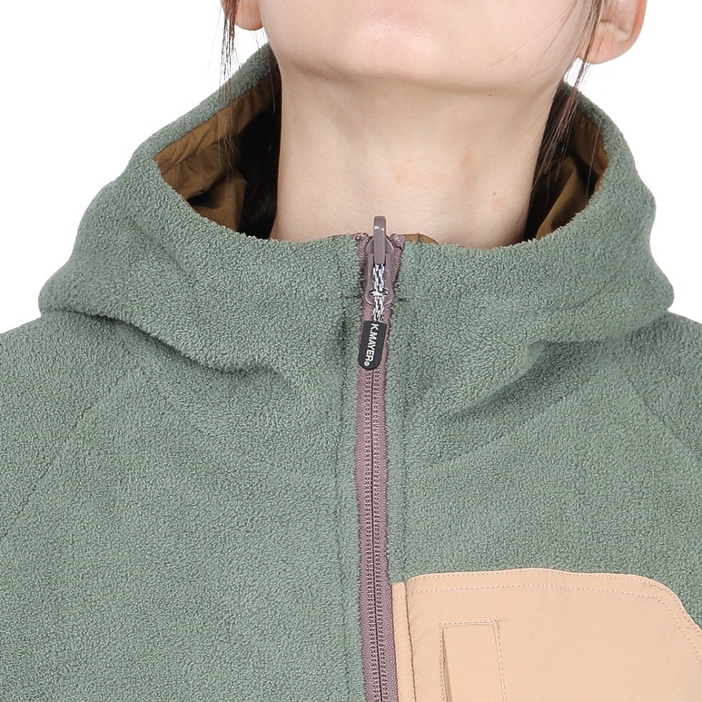 クリフメイヤー（KRIFF MAYER）（レディース）アウター リバーシブル ジャケット 2417866LX:20:BEIGE ベージュ ボアフードジャケット