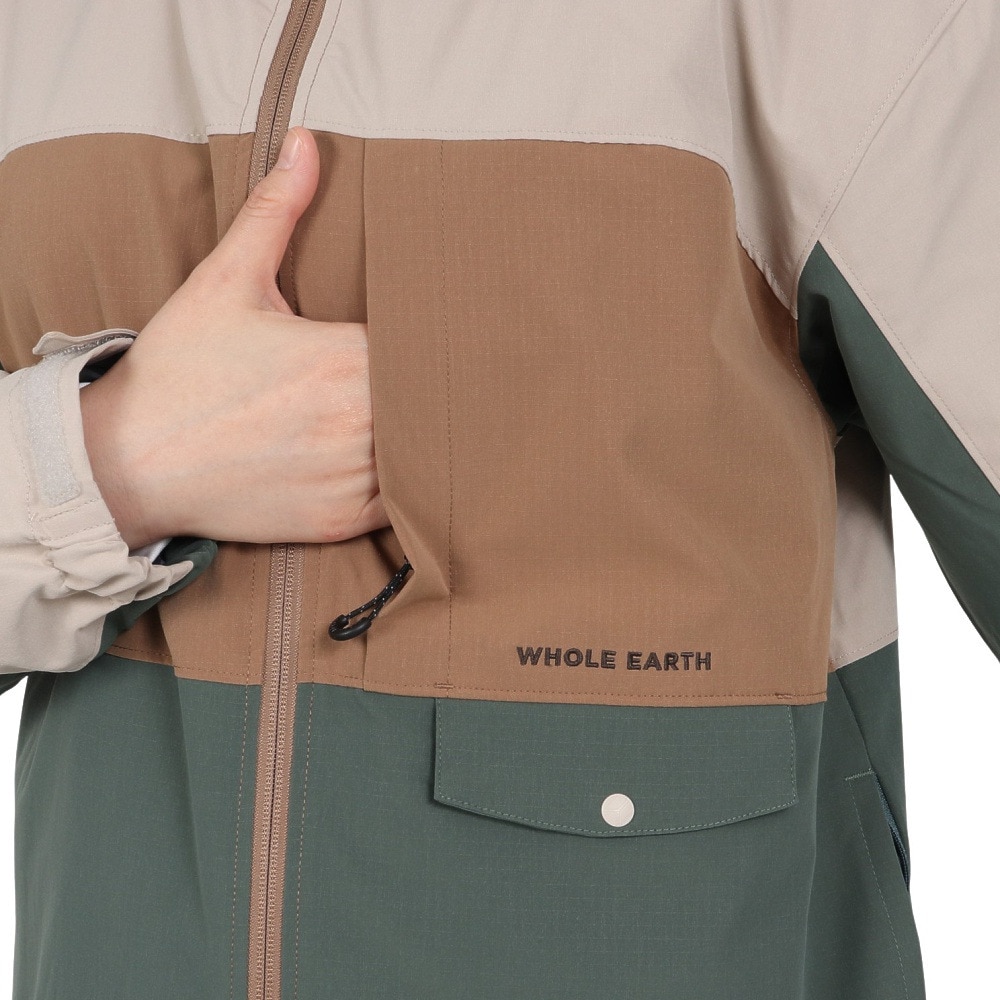 ホールアース（Whole Earth）（レディース）アウター カラーブロッキング ジャケット WE2SDZ37 SBEG