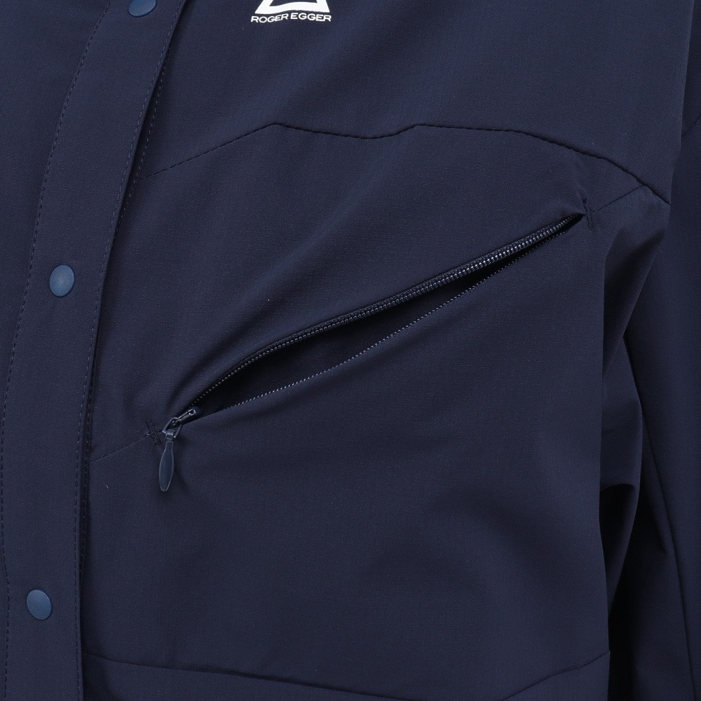ロジャーエーガー（ROGEREGGER）（レディース）アウター Octa ベルク シャツ ジャケット RE25FHY5620018 NVY