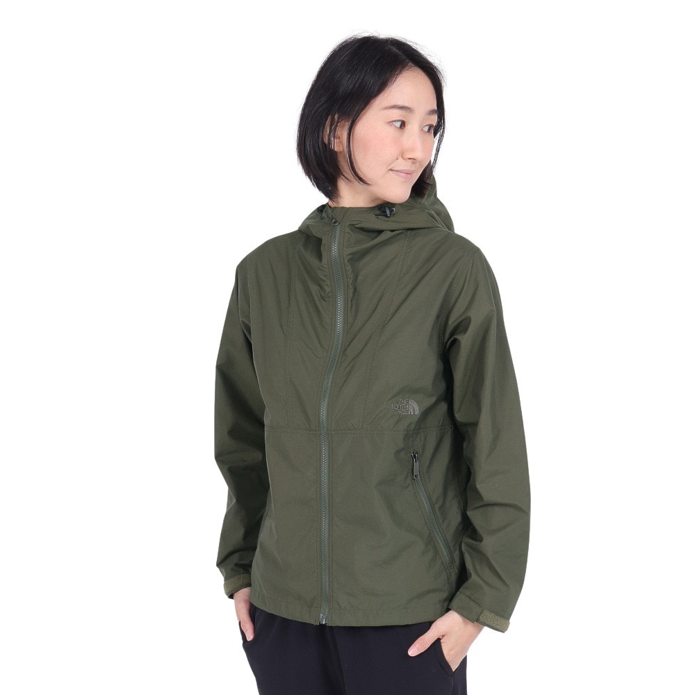 ノースフェイス（THE NORTH FACE）（レディース）アウター ライトアウター コンパクトジャケット NPW72230 NT スタッフサック付 はっ水 軽量 コンパクト