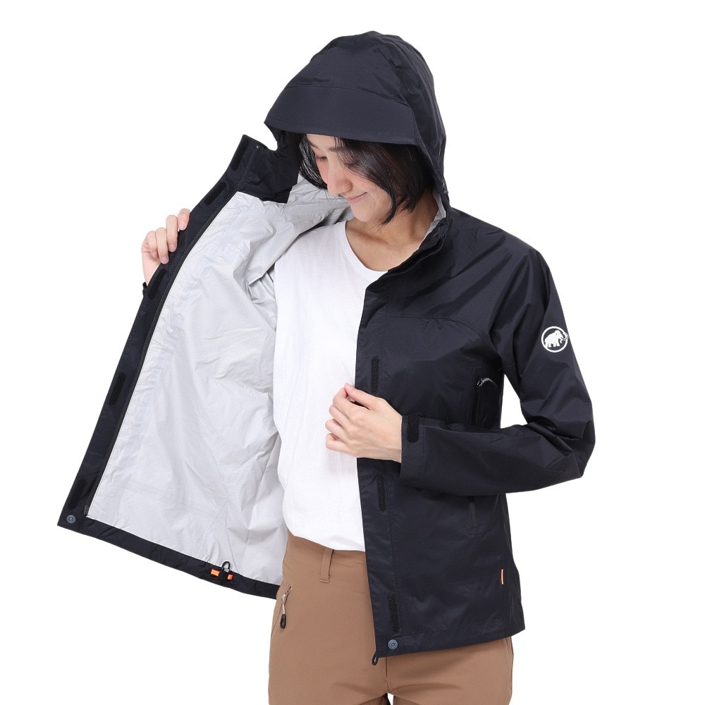 マムート（MAMMUT）（レディース）EUROサイズ 撥水 防水 アウター ジャケット フーディ マイクロレイヤー Microlayer 2.0 HS AF 1010-28661-0001