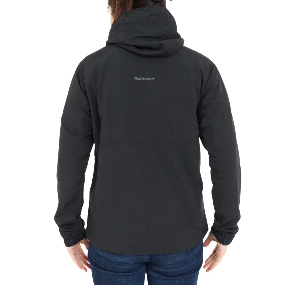 マムート（MAMMUT）（レディース）アウター ウインドブレーカー Hiking WB フーディジャケット 1012-00401-0001 ブラック EUROサイズ 撥水