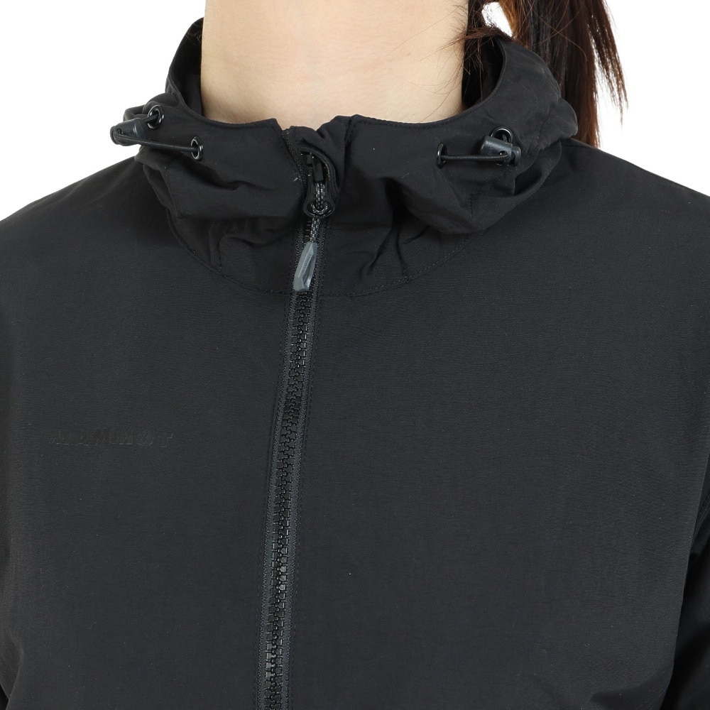 マムート（MAMMUT）（レディース）アウター ウインドブレーカー Hiking WB フーディジャケット 1012-00401-0001 ブラック EUROサイズ 撥水