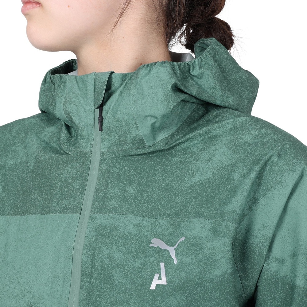 プーマ（PUMA）（レディース）アウター ジャケット STORMCELL SYMPATEX トレイルランニングジャケット 52322584 グリーン