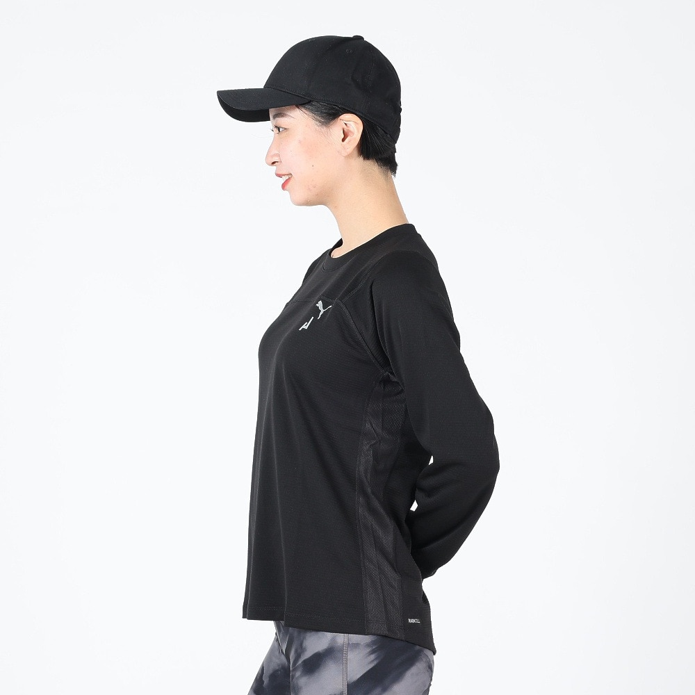 プーマ（PUMA）（レディース）長袖シャツ シーズンズ RAINCELL トレイルランニング 52322801 ブラック 防水 撥水 UVカット 