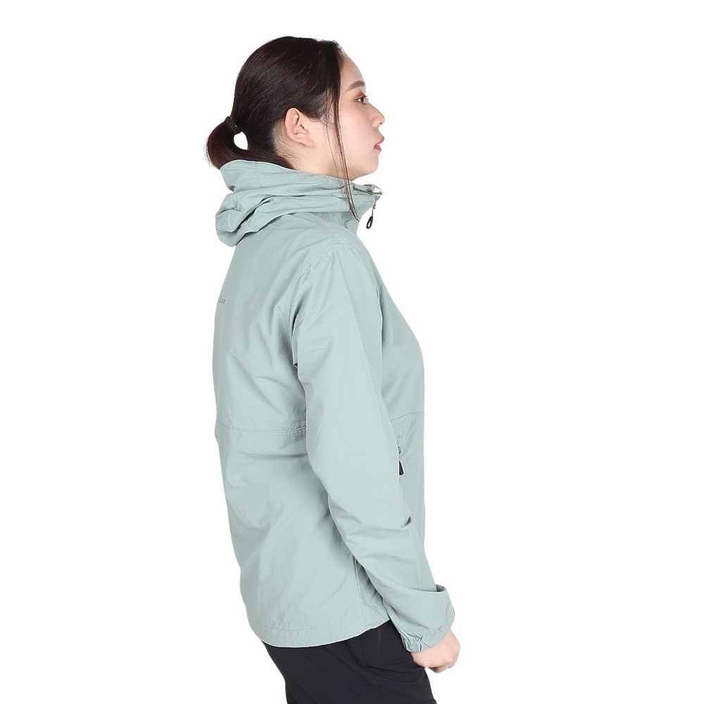 マムート（MAMMUT）（レディース）アウター ウインドブレーカー Hiking WB フーディジャケット 1012-00401-4100 グリーン EUROサイズ 撥水