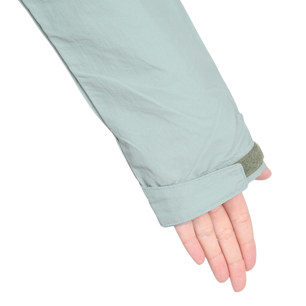 マムート（MAMMUT）（レディース）アウター ウインドブレーカー Hiking WB フーディジャケット 1012-00401-4100 グリーン EUROサイズ 撥水
