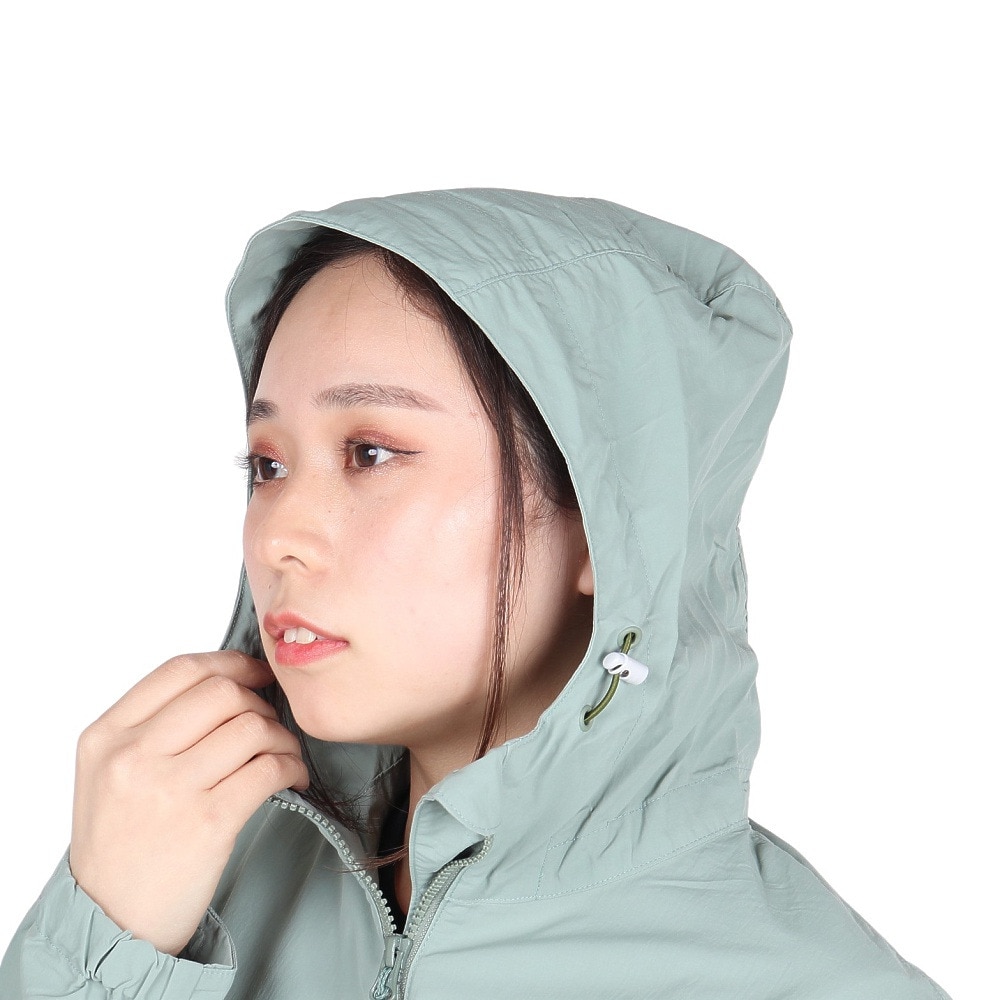 マムート（MAMMUT）（レディース）アウター ウインドブレーカー Hiking WB フーディジャケット 1012-00401-4100 グリーン EUROサイズ 撥水