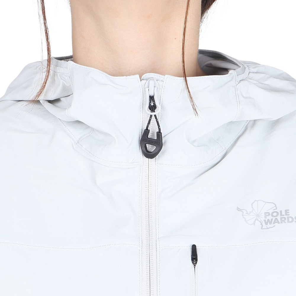 POLEWARDS（レディース）アウター CORDURA ライト ソフトシェル ジャケット PW2RHN11 IGRY グレー ストレッチ 耐久性