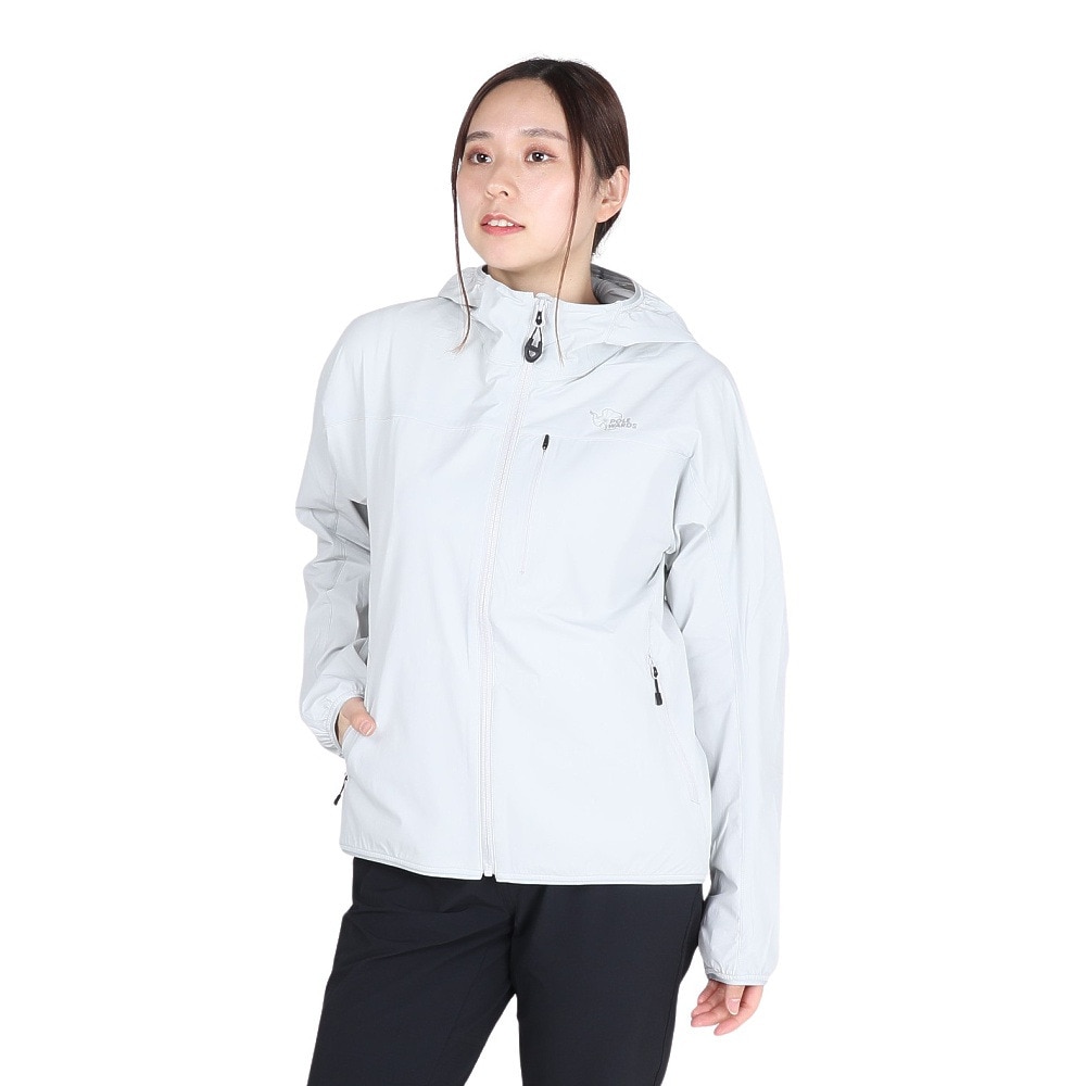 POLEWARDS（レディース）アウター CORDURA ライト ソフトシェル ジャケット PW2RHN11 IGRY グレー ストレッチ 耐久性