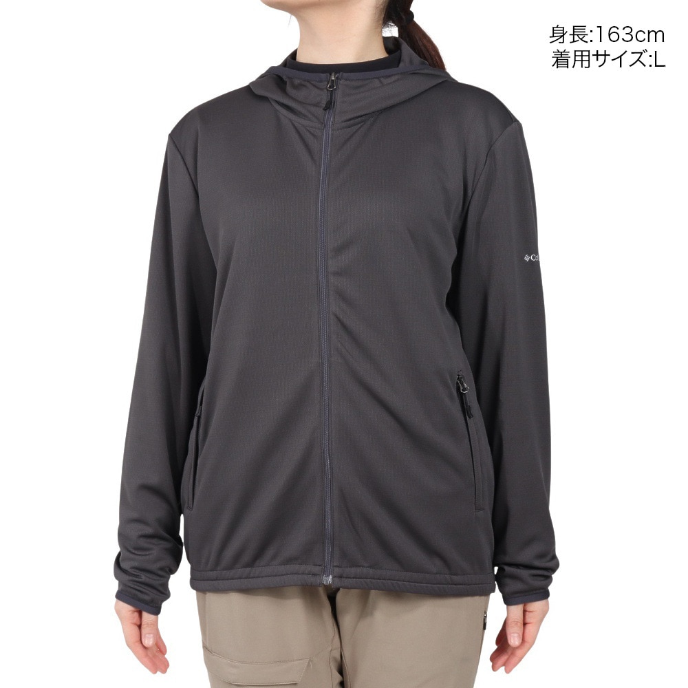 コロンビア（Columbia）（レディース）パーカー アラトナトレイルロングスリーブフルジップ PL9211 011 UV 速乾