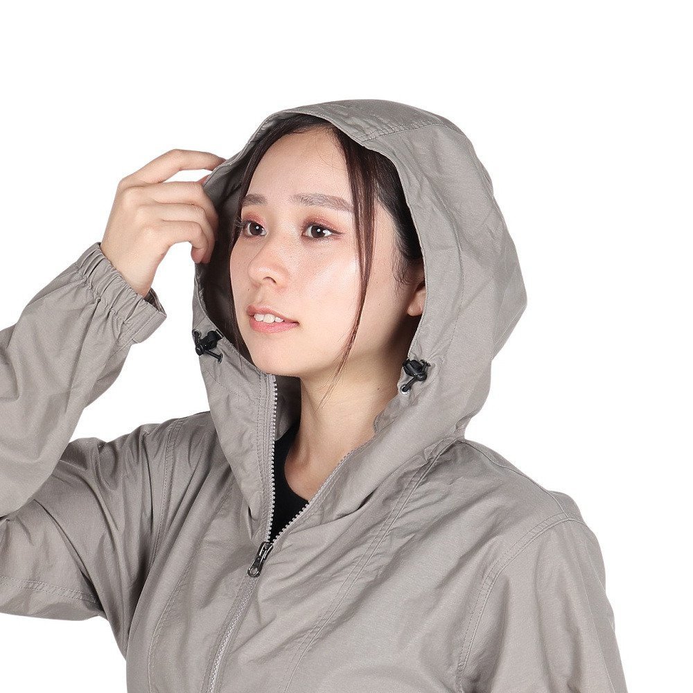 ザ・ノース・フェイス（THE NORTH FACE）（レディース）20洗3級撥水 軽量 防風 アウター コンパクトジャケット NPW72230 CR グレー 収納袋付 マウンテンパーカ