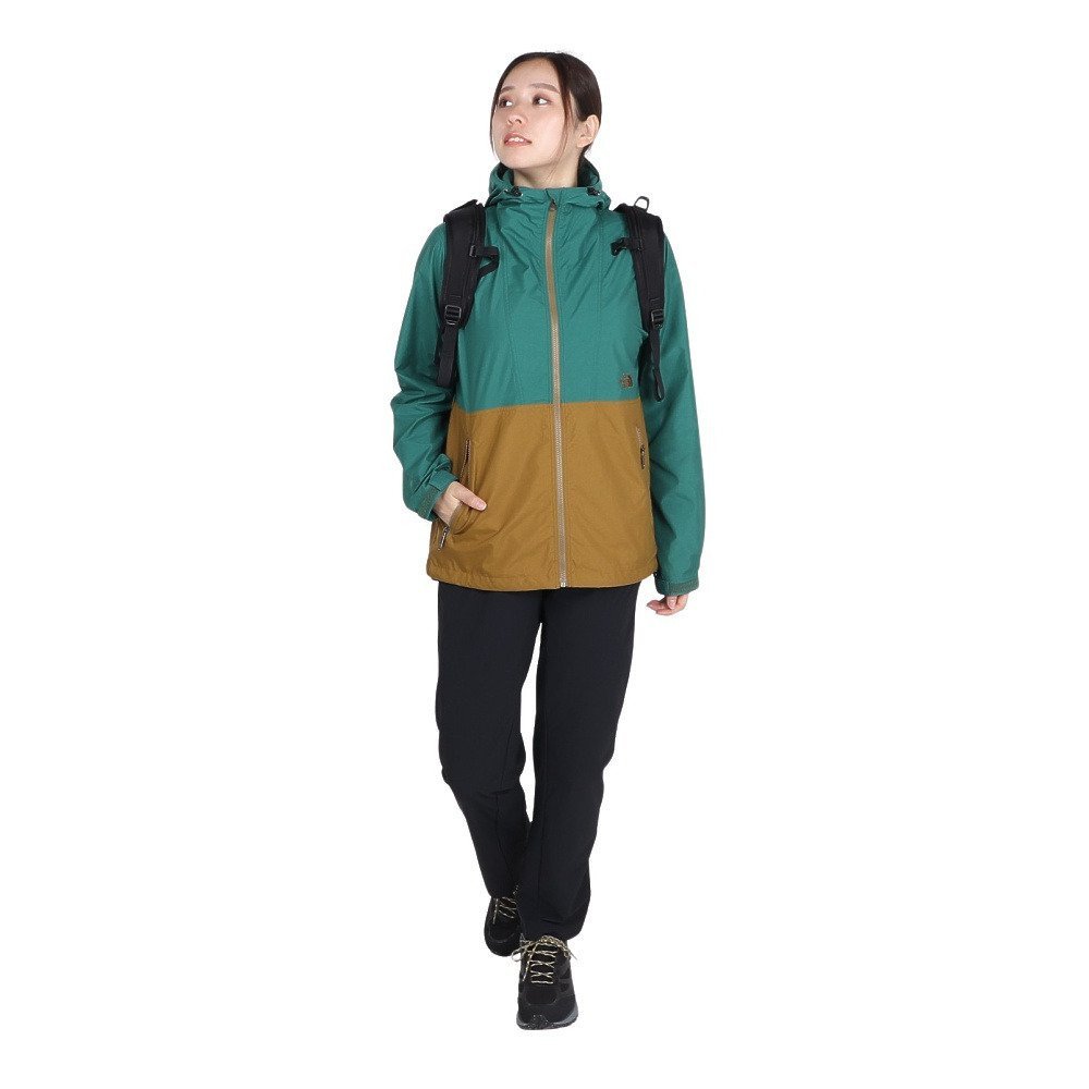 【美品】THE NORTH FACE コンパクトジャケット (軽量・防風) ザ・ノース・フェイス（THE NORTH FACE）（レディース）撥水 軽量 防風
