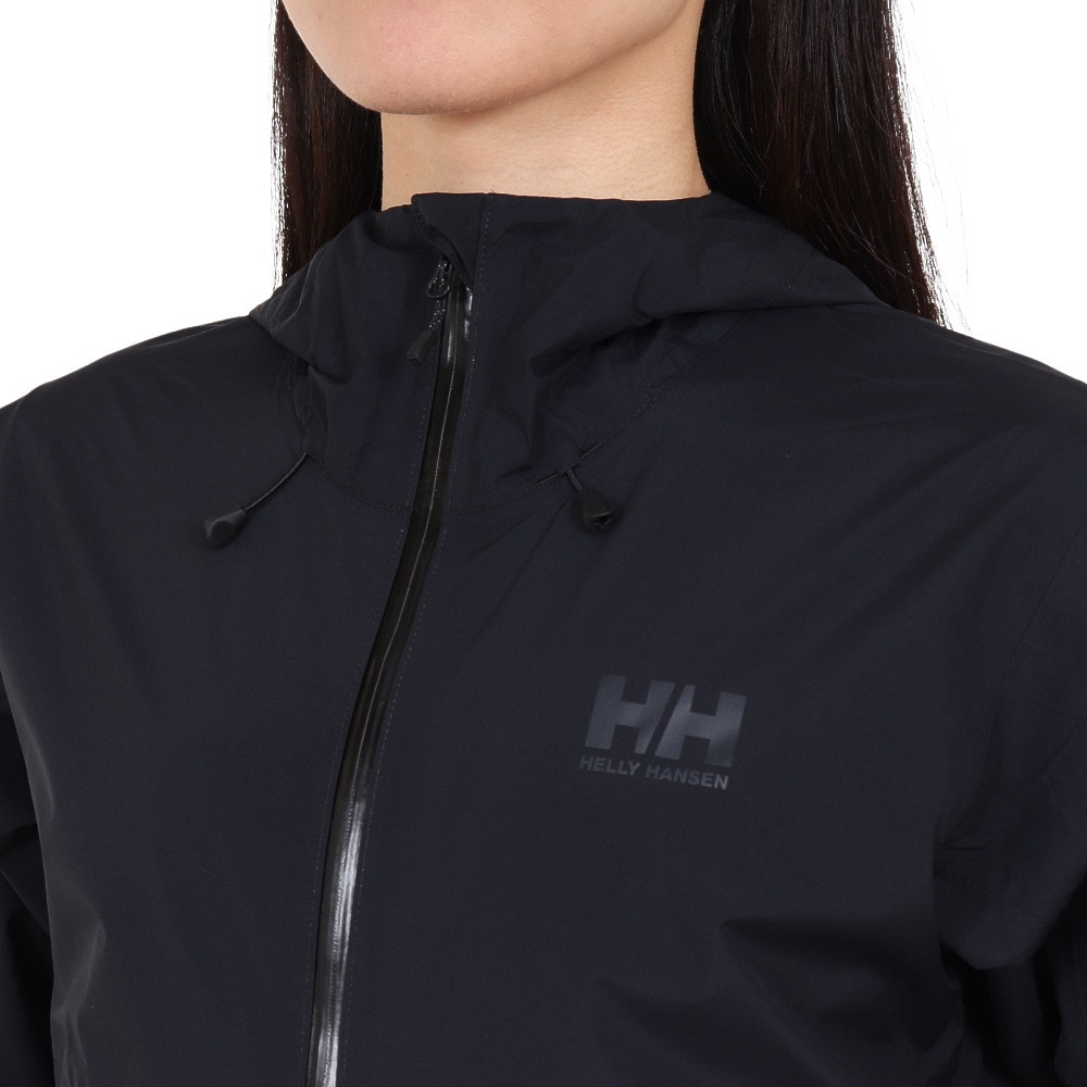 ヘリーハンセン（HELLY HANSEN）（レディース）ジャケット アウター レイネライト ジャケット HOE12312 K2 ブラック収納袋付