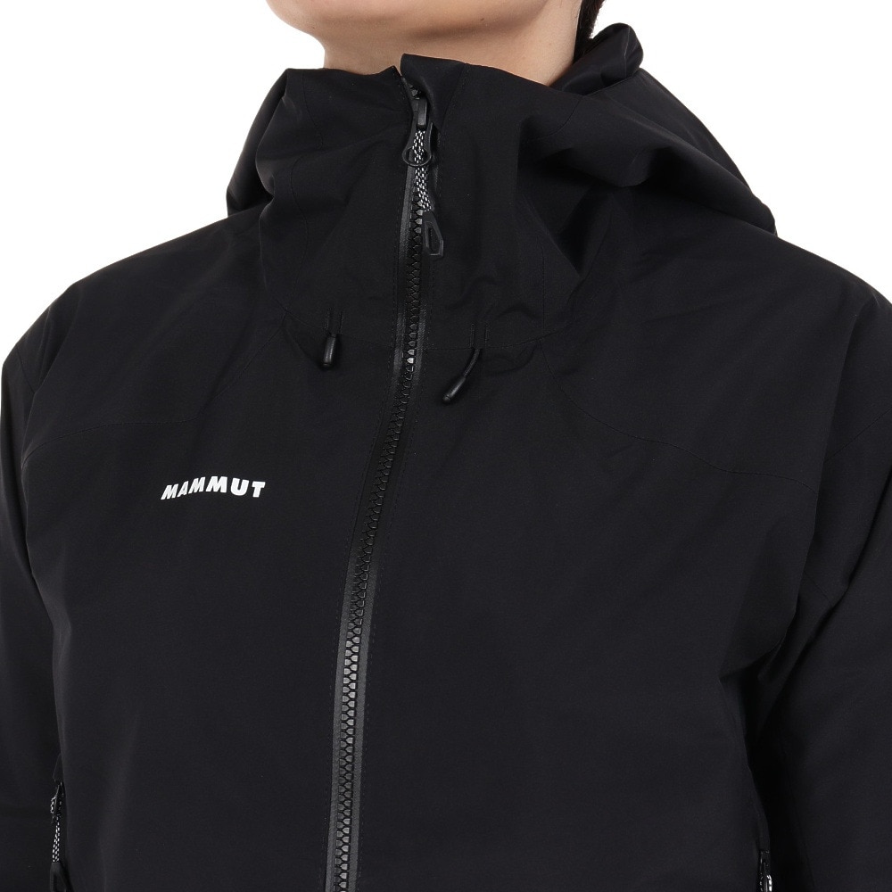 マムート（MAMMUT）（レディース）アウター アヤコ プロ 2.0 ハードシェル フーデッドジャケット 1010-30291-0001 ブラック EUROサイズ ゴアテックス
