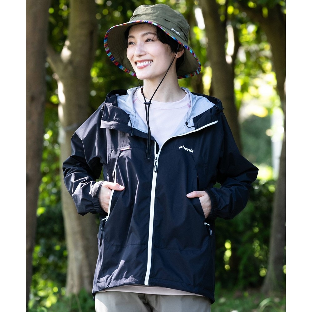 フェニックス（PHENIX）（レディース）アウター ジャケット DWR ライトマウンテンパーカー 撥水 耐水 ストレッチ 快適 POW25OT30BLACK