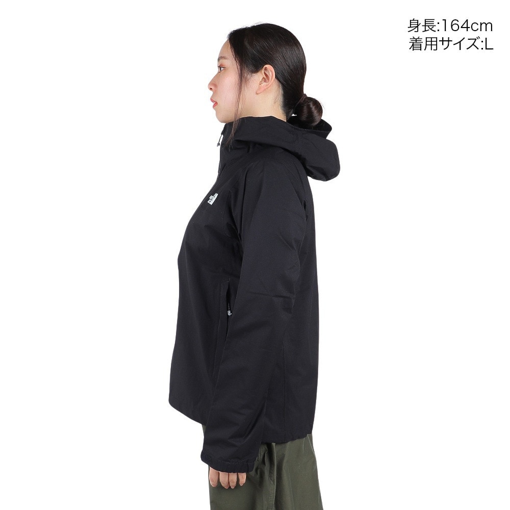 ザ・ノース・フェイス（THE NORTH FACE）（レディース）アウター シェルジャケット ベンチャージャケット NPW12306 K ブラック 収納袋付 マウンテンパーカ