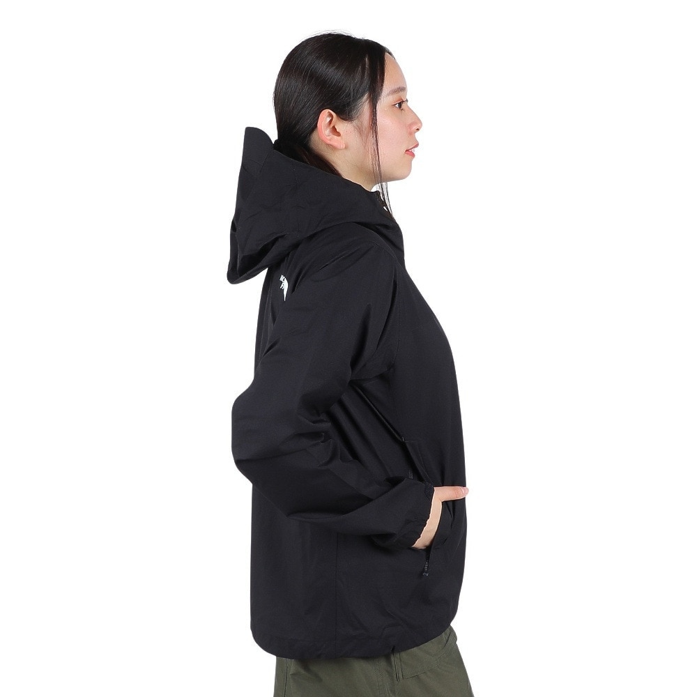 ザ・ノース・フェイス（THE NORTH FACE）（レディース）アウター シェルジャケット ベンチャージャケット NPW12306 K ブラック 収納袋付 マウンテンパーカ