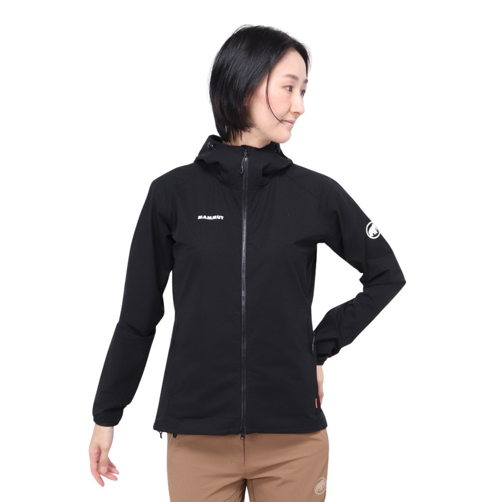 マムート（MAMMUT）（レディース）アウター ジャケット GRANITE SO フーディジャケット AF Women 1011-00332-0047 ブラック